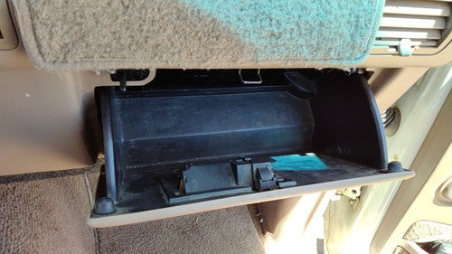 1991-1994 Ford Explorer Glove Box Assembly Complete Door With Latch Oem Tan