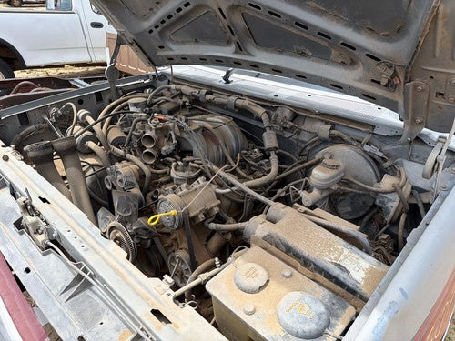 1987-1991 Ford F150 Steering Column Assembly Oem Red