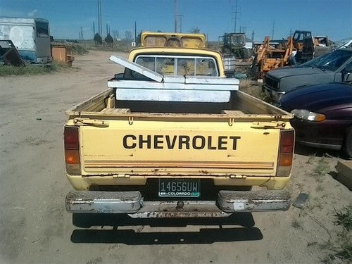 1977-1980 Chevy Luv Passenger Right Quarter Panel Cut Around Tail Light Box Side