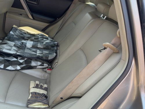 03 Fx45 Complete Set Of Rear Seat Belts Retractor Buckle Left Right Back Willow/