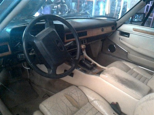 1990 Jaguar Xjs Driver Left Front Inside Door Handle With Linkage Rods Oem
