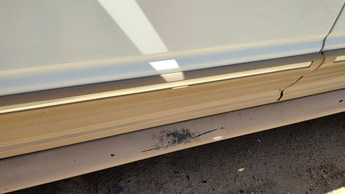 91-94 Ford Explorer Driver Left Front Moulding From Door Oem Trim Strip White