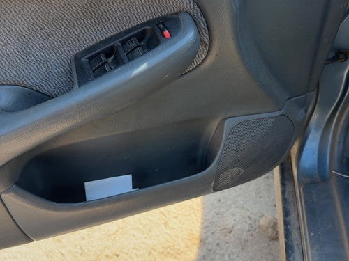 96-98 Honda Civic Driver Left Front Door Trim Panel With Master Switch Gray F