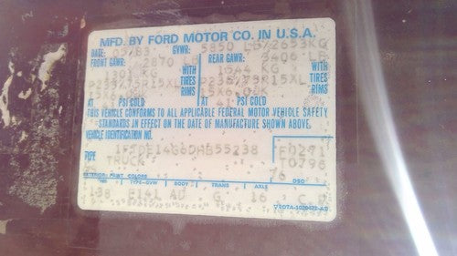 1983 Ford Van E150 Engine Wiring Harness Oem 5.8L Distributor Wire Unit
