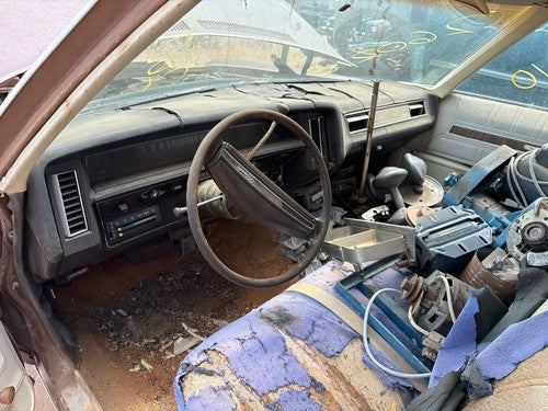 1974 Chevy Impala Passenger Right Rear Door Trim Panel Manual Back