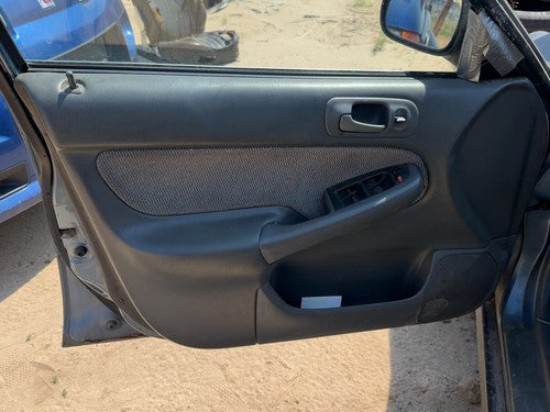 96-98 Honda Civic Driver Left Front Door Trim Panel With Master Switch Gray F