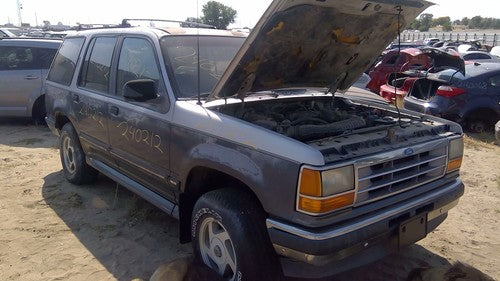 92-94 Ford Explorer Passenger Right Front Inside Door Trim Panel Only Oem Gray