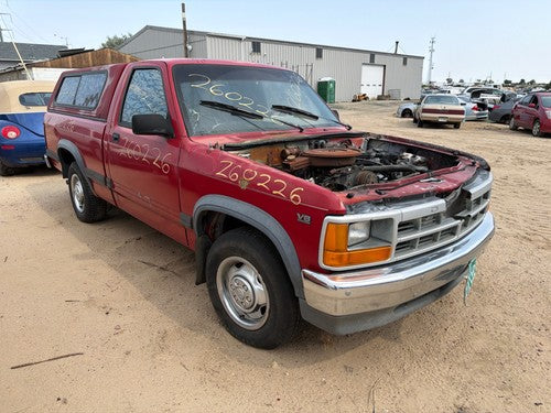 1987-1996 Dodge Dakota Front Bench Seat Assembly Red OEM