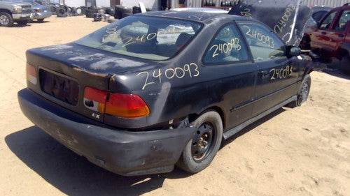 1996-00 Honda Civic Driver Left Rear Quarter Glass Back Side Window 2 Door Coupe