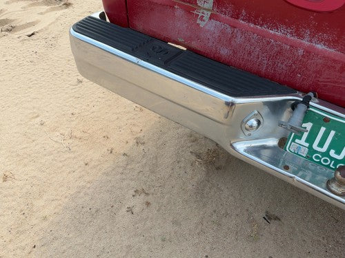 1987-1996 Dodge Dakota Chrome Rear Bumper With Mount Brackets Oem 82400656