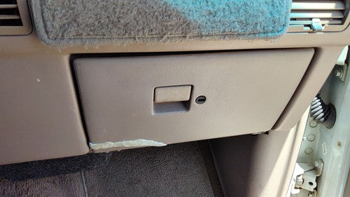 1991-1994 Ford Explorer Glove Box Assembly Complete Door With Latch Oem Tan