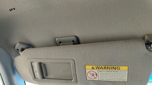 1997-1999 Ford Expedition Driver Left Sun Visor Oem Gray F2