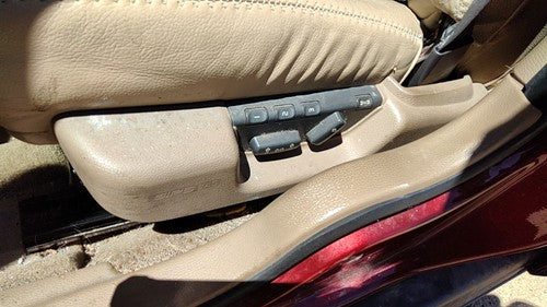 01-03 Volvo V70 Xc Driver Left Side Power Seat Switch With Trim Panel Beige B951