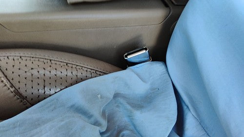 1991-1994 Ford Explorer Driver Left Front Seat Belt Buckle Receiver Oem Tan