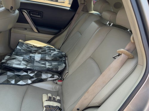 03 Fx45 Complete Set Of Rear Seat Belts Retractor Buckle Left Right Back Willow/