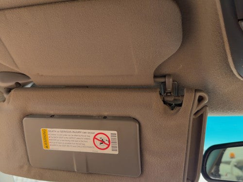 1998 Chevy S10 Blazer Driver Left Sun Visor Oem Gray 92H