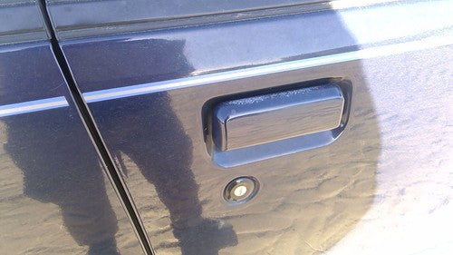 1995-1997 Ford Explorer Passenger Right Front Outside Door Handle Oem Blue