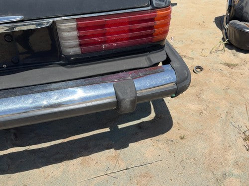 1974-1980 Mercedes 450Sl 107 Chrome Rear Bumper With Mount Brackets Oem