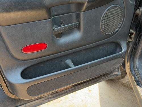 02 Ram 1500 Driver Left Front Door Trim Panel With Master Switch Dark Gray V9Dv