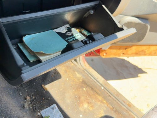 1994 Nissan Pathfinder Glove Box Assembly Complete Door With Latch Oem Gray