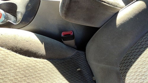 97-02 Ford Expedition Driver Left Front Seat Belt Buckle Receiver Oem Gray F2
