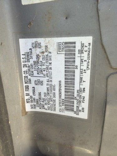 1987-1996 Ford F150 Timing Cover Oem 5.0L E7Tz6019A