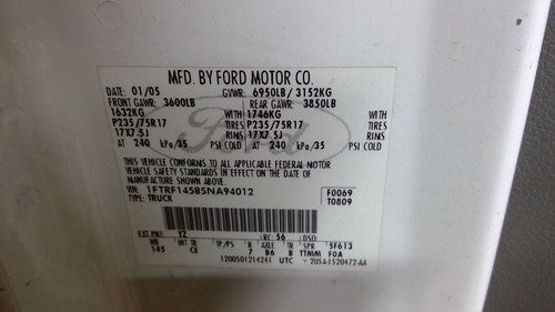1997-2008 Ford F150 5.4L Complete Battery Box Mount Tray Assembly Oem