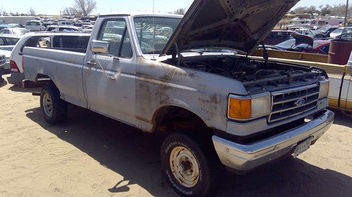 1991 Ford F150 Pair Of Oem Air Intake Tubes 4.9L Hoses Pipes To Throttle Body