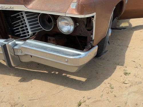 1974-1975 Chevy Impala Front Bumper With Brackets Assembly Oem 00339236