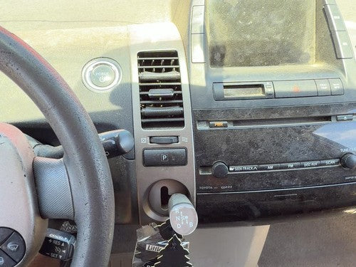 2004-2009 Toyota Prius Left Heater Vent Shifter Trim Bezel Park Button Bisque