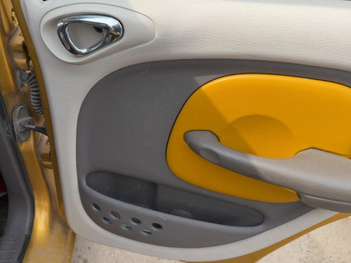 01-02 Pt Cruiser Passenger Right Rear Door Trim Panel Back Taupe/Beige Fl