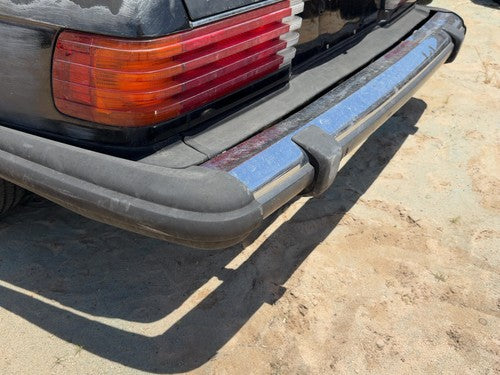 1974-1980 Mercedes 450Sl 107 Chrome Rear Bumper With Mount Brackets Oem