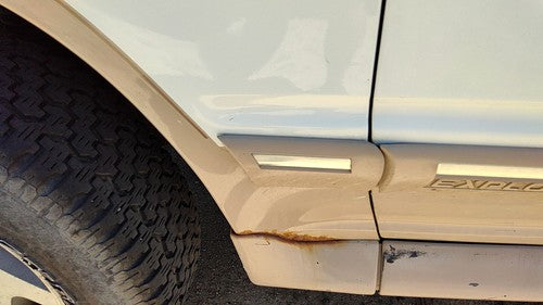 1991-1994 Ford Explorer Driver Left Moulding From Fender Oem Trim Strip White