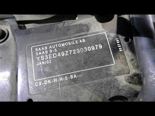1999-2003 Saab 9-5 Intake Manifold 6 Cylinder Lower 4503850