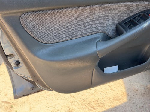 96-98 Honda Civic Driver Left Front Door Trim Panel With Master Switch Gray F