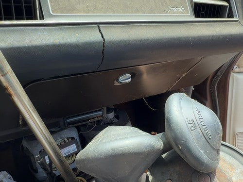 1974 Chevy Impala Glove Box Assembly Complete Door With Latch Oem