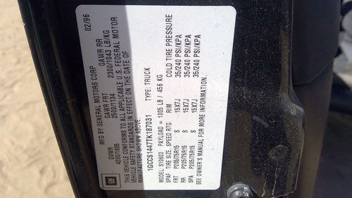 1996 S10 Pickup Glove Box Assembly Complete Door With Latch Oem Black