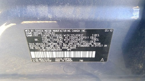 06-14 Rav-4 Windshield Wiper Motor Assembly With Wiper Linkage Transmission