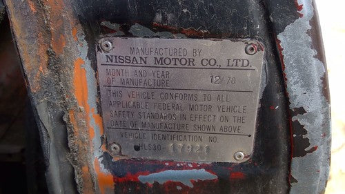 1970-1971 Nissan Datsun 240Z Driver Left Tail Light Oem Brake Lamp Rear