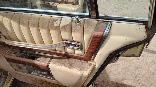 77-84 Cadillac Deville Passenger Right Rear Door Trim Panel With Switches Back
