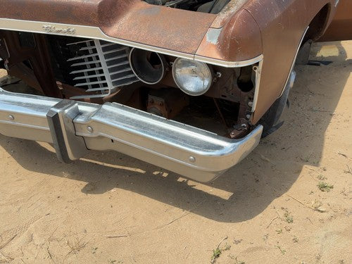 1974-1975 Chevy Impala Front Bumper With Brackets Assembly Oem 00339236