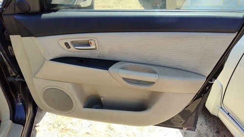 07-09 3 Passenger Right Front Inside Door Trim Panel With Switches Beige Br7