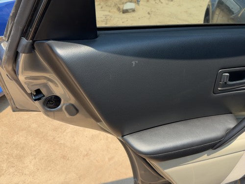 03-04 Fx45 Driver Left Rear Door Trim Panel With Switches Back Willow/Black S