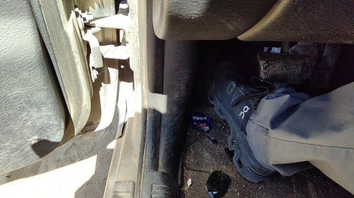 2003-2004 Jeep Liberty Driver Left Lower Kick Trim Panel Oem Gray Dv