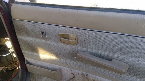 81-87 Isuzu Pup Pickup Passenger Right Front Inside Door Trim Panel Only Brown