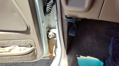 1991-1994 Ford Explorer Driver Left Lower Kick Trim Panel Oem Tan