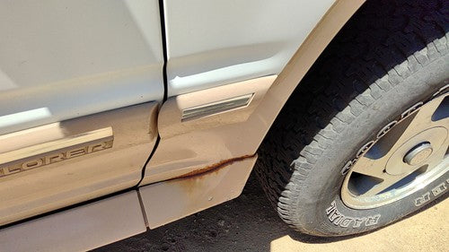 91-94 Ford Explorer Passenger Right Moulding From Fender Oem Trim Strip White