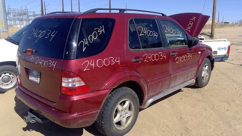 1998-2001 Mercedes Ml320 Sun Roof Glass Oem Top Window 1637800721