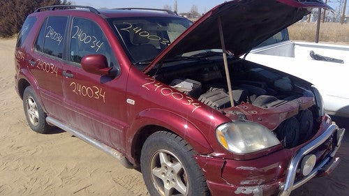 1998-2001 Mercedes Ml320 Sun Roof Glass Oem Top Window 1637800721