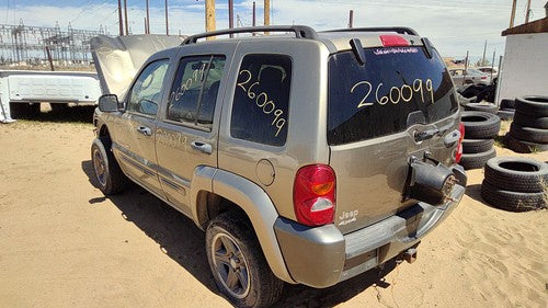 02-07 Liberty Passenger Right Rear Vent Window Back Door Glass With Frame Oem